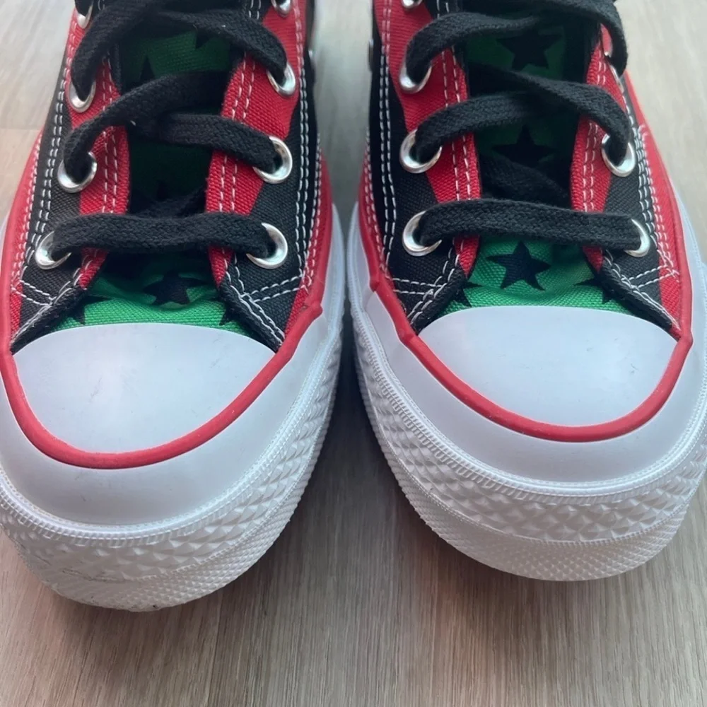 Converse x Denim Tears Chuck 70 High Top Black Beauty/Fiery Red - Picture 5 of 8